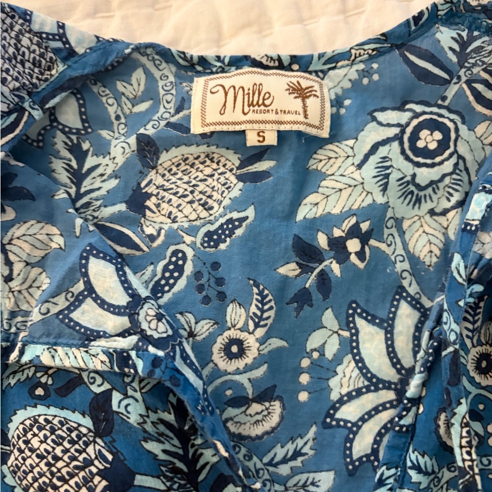 Mille Blue Floral Jumpsuit & Romper